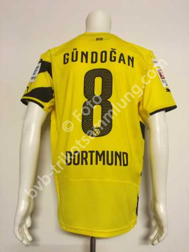 Puma Spielertrikot aus der Saison 2014 von Ilkay Gündogan Puma Spielertrikot aus der Saison 2014 von Ilkay Gündogan